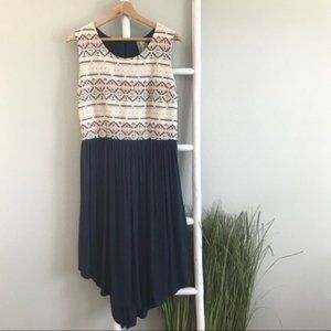 Anthropologie | Dolan Sabado Aztec Jersey Dress